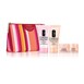 Primesti cadou SMALL BAG WITH HANGTAG: All About Clean™ Rinse-Off Foaming Cleanser 30ml Tube + Moisture Surge™ 100-Hour Auto-Replenishing Hydrator 5ml Jar + Moisture Surge™ Overnight Mask 30ml Tube + All About Eyes™  5ml. Jar la achizitii CLINIQUE de minim 299 lei.*