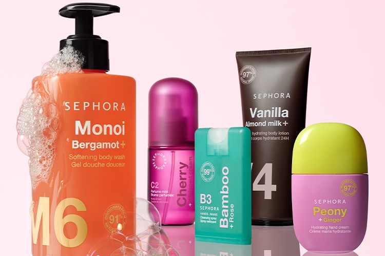 Bath and body care banner mobile